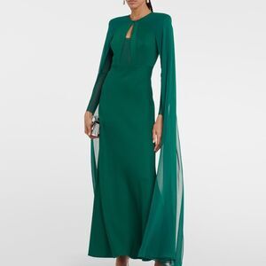 - NWOT Roland mouret cape sleeve gown